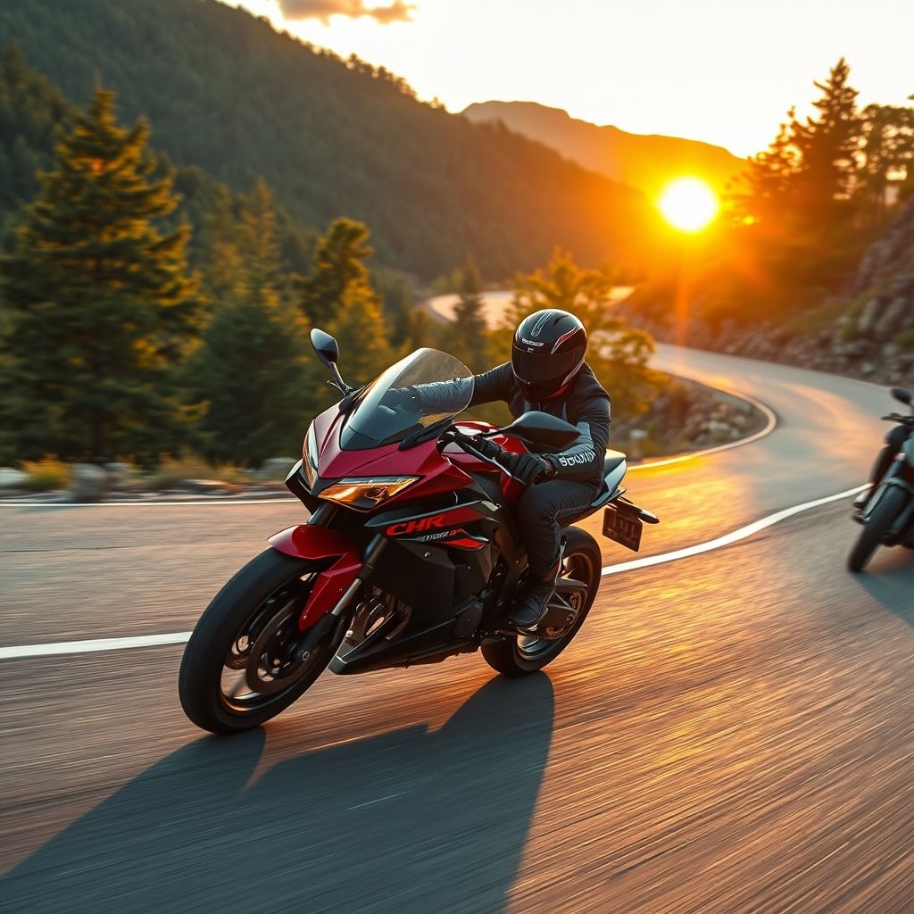 การผจญภัย CBR650R 2026 บนถนนโค้ง